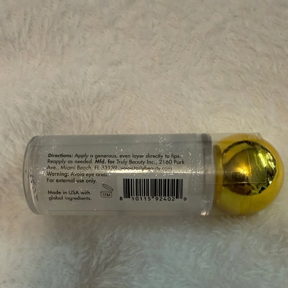 TRULY Vanilla Baby Lip Oil with Gold Cap